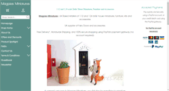 Desktop Screenshot of magpies-miniatures.net